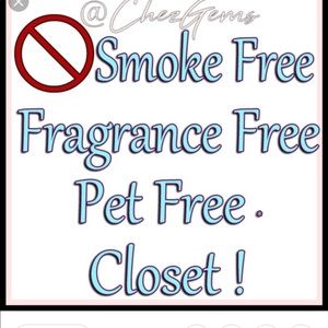 Fragrance/Pet/Smoke Free Home